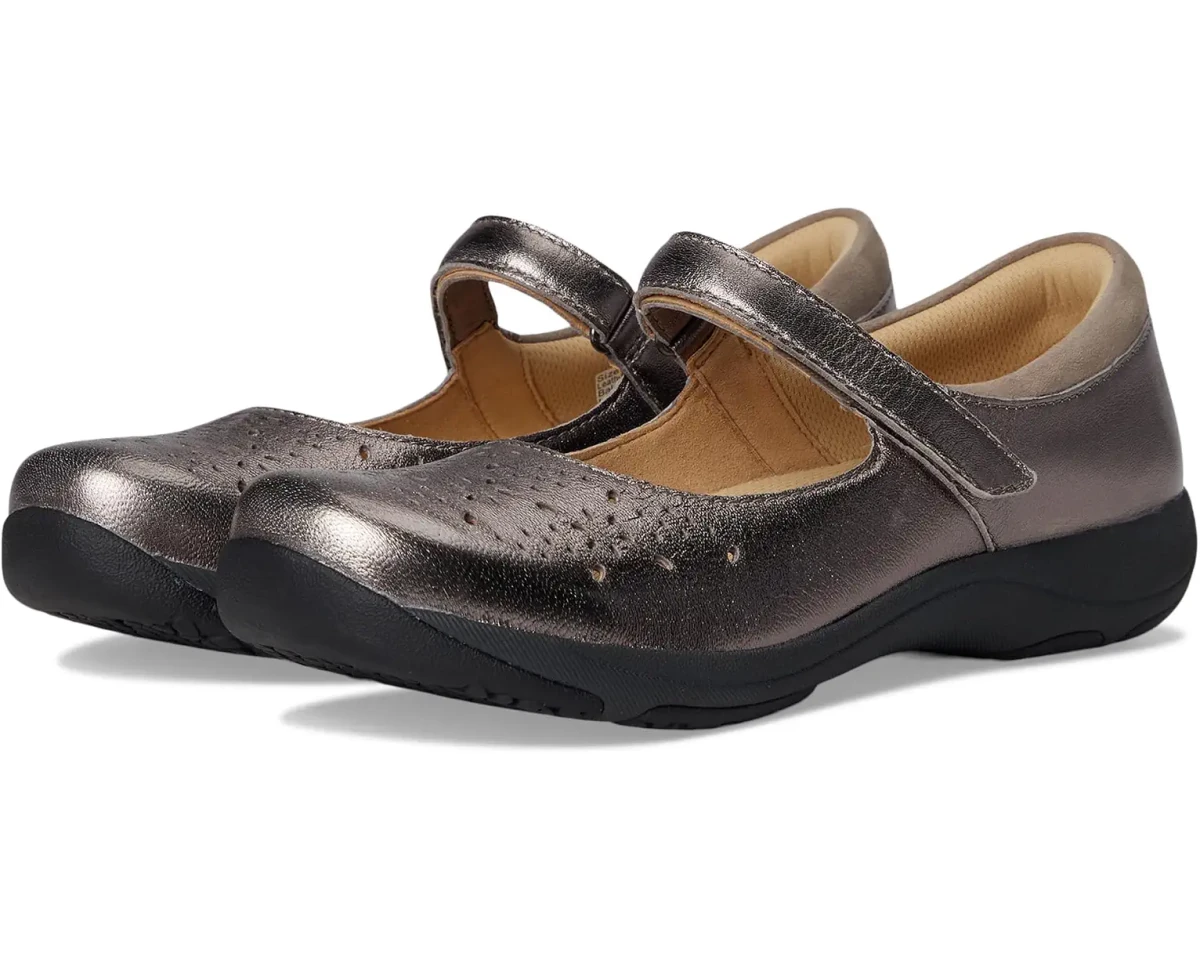 Dansko Women's Stacy Mary Jane - Pewter Metallic