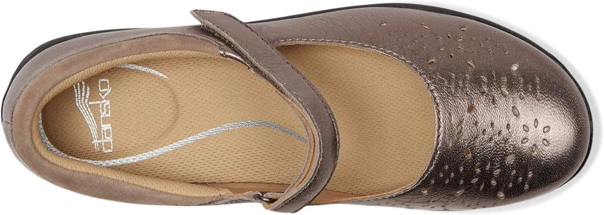 Dansko Women's Stacy Mary Jane - Pewter Metallic