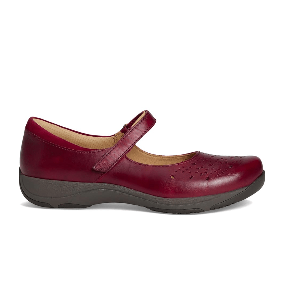 Dansko Women's Stacy Mary Jane - Red Waxy Burnished
