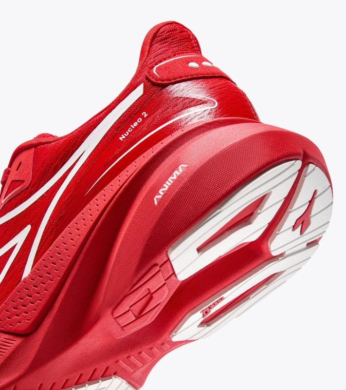 Diadora Men's Nucleo 2 Running Shoes - Fiery Red/White – Seliga Shoes
