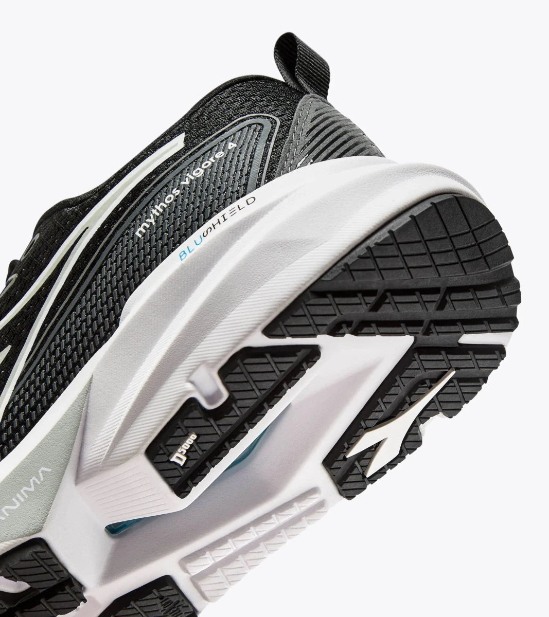 Diadora Women's Mythos Blushield Vigore 4 Running Shoes - Black/White