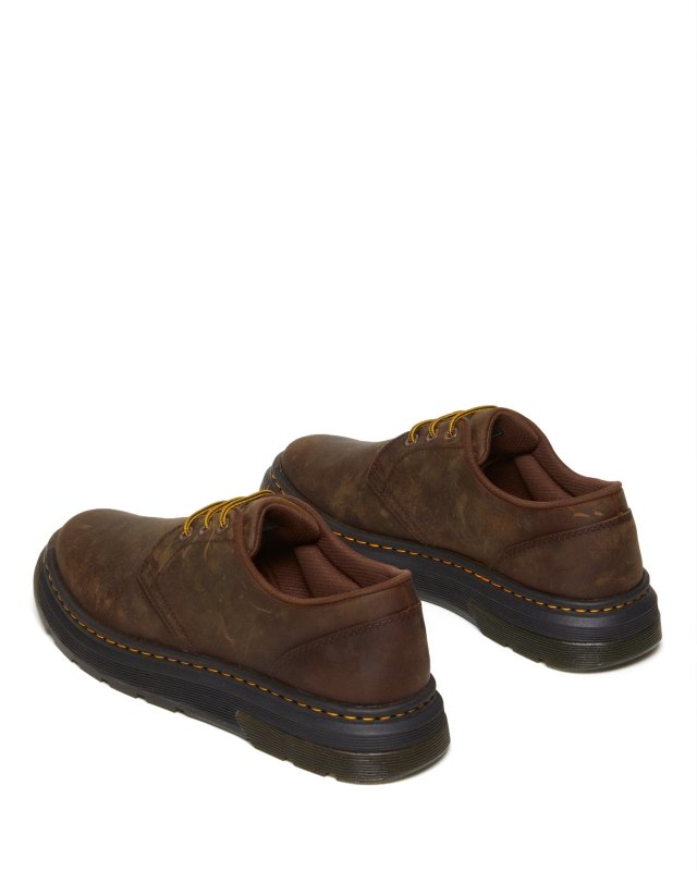 Dr. Martens Crewson Lo - Dark Brown Crazy Horse