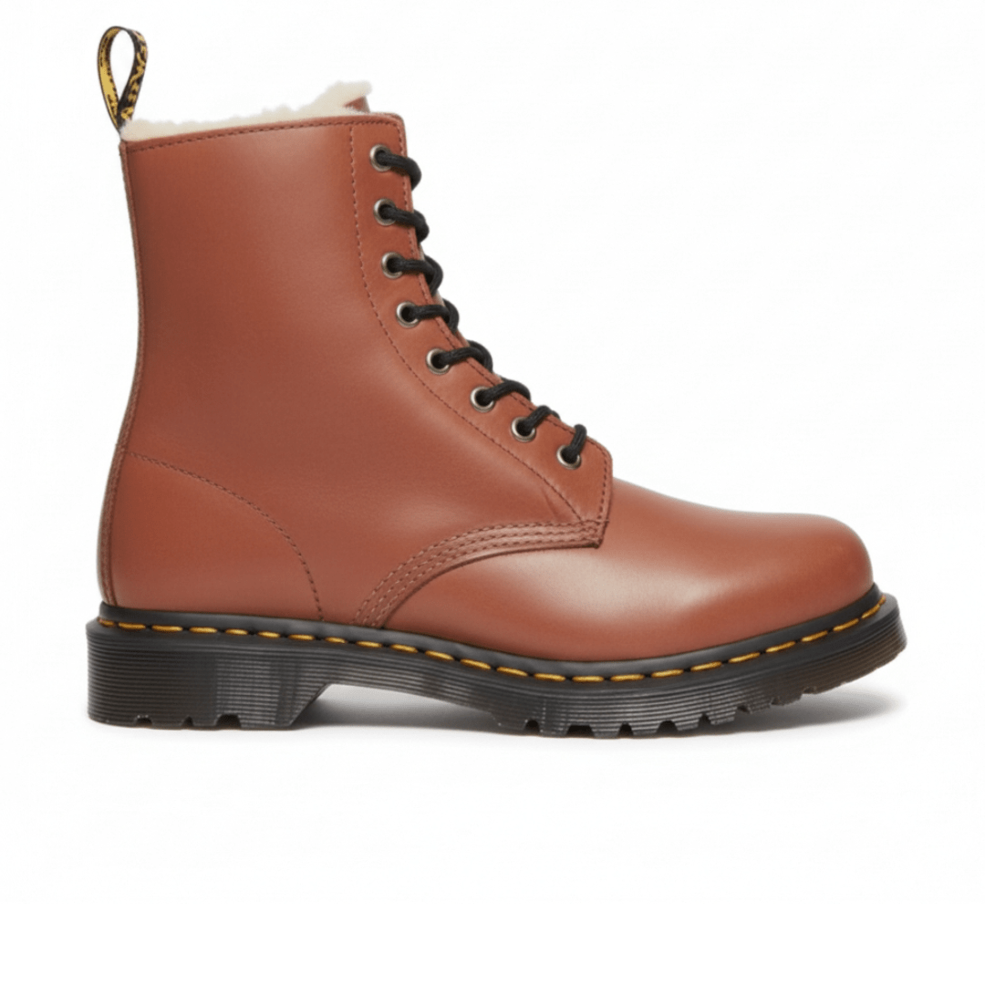 Dr. Martens Women's 1460 Serena Faux Fur Lined Boot - Tan