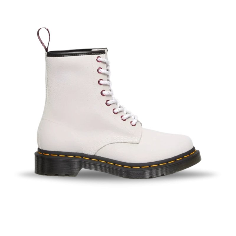 Martens Women's 1460 Lace-Up Boots White Bejeweled – Seliga