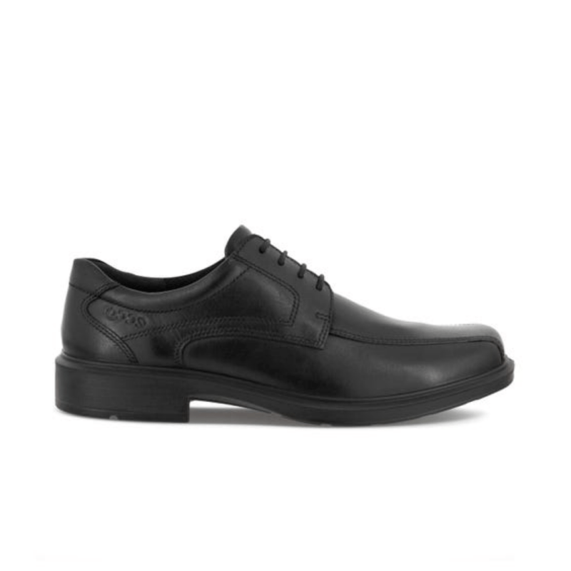 Ecco Men's Helsinki Classic Derby Bike Toe Dress Shoes Black