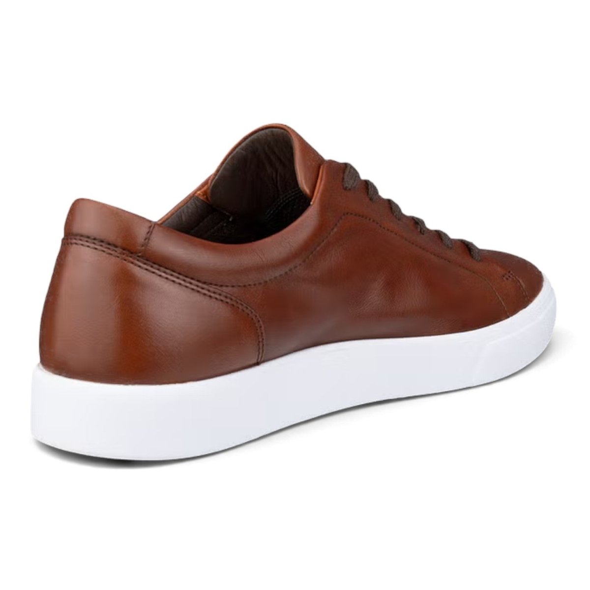 Ecco Men's Soft 10 Leather Sneaker - Cognac