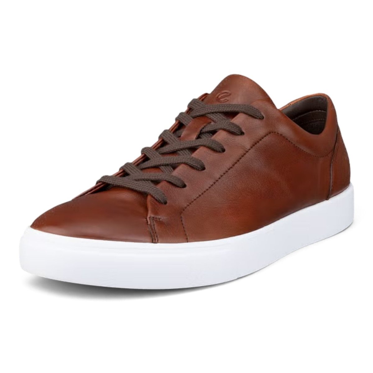 Ecco Men's Soft 10 Leather Sneaker - Cognac