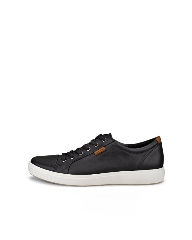 Ecco Men's Soft 7 Lace - Up - Black