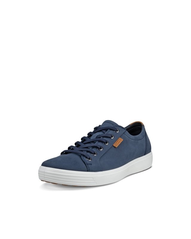 Ecco Men's Soft 7 Lace - Up - Marine Blue