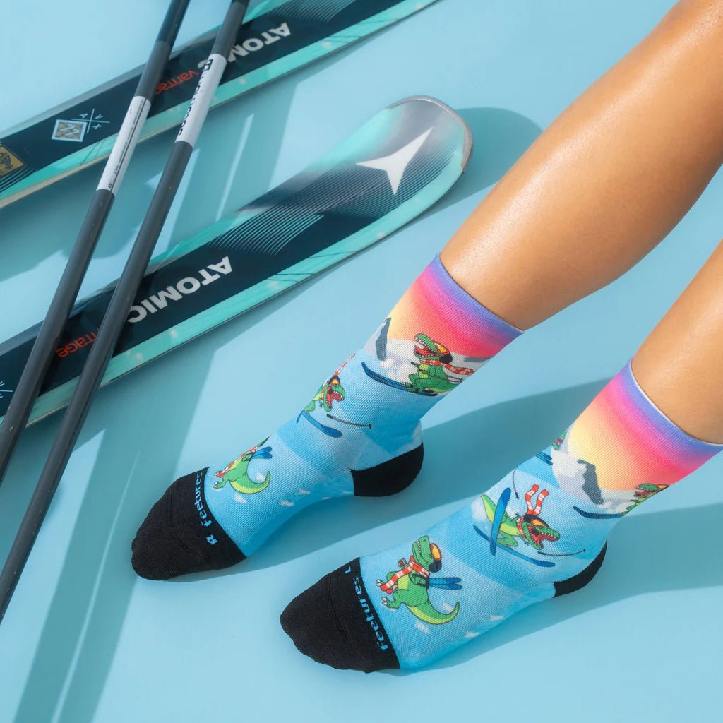 Feetures Elite Light Cushion Mini Crew Socks - Ski - Rex