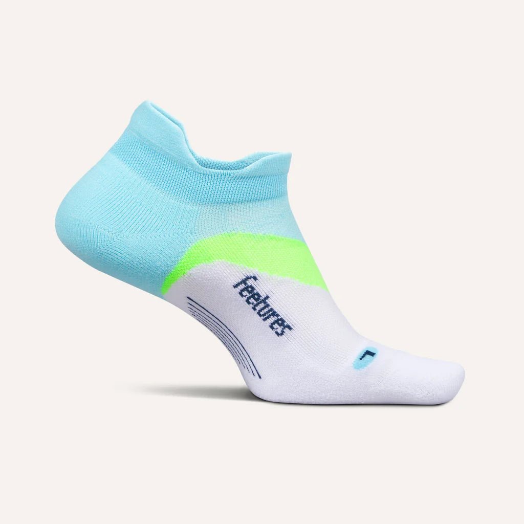 Feetures Elite Light Cushion No Show Tab Socks - Cool Plunge