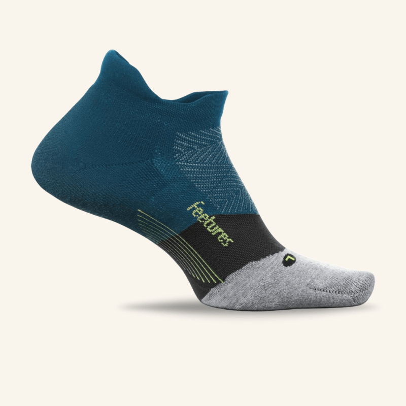 Feetures Elite Light Cushion No Show Tab Socks - Deep Ocean