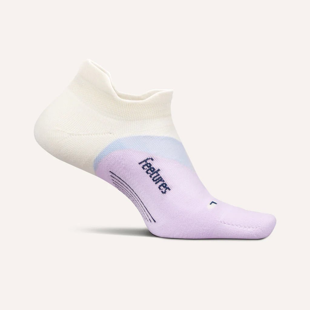 Feetures Elite Light Cushion No Show Tab Socks - Lilac Breeze