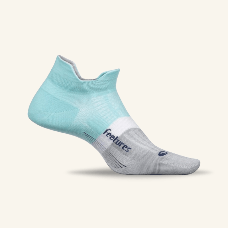 Feetures Elite Light Cushion No Show Tab Socks - Purist Blue