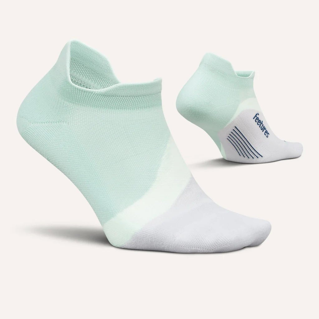 Feetures Elite Light Cushion No Show Tab Socks - Supine Sage