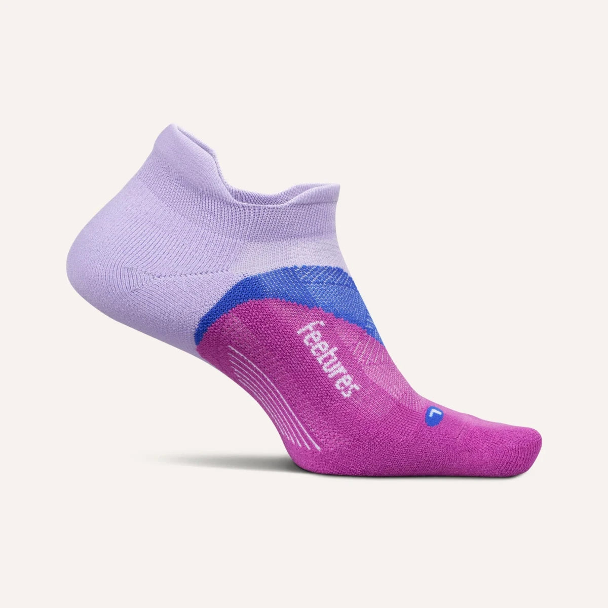 Feetures Elite Light Cushion No Show Tab Socks - Wild Bloom