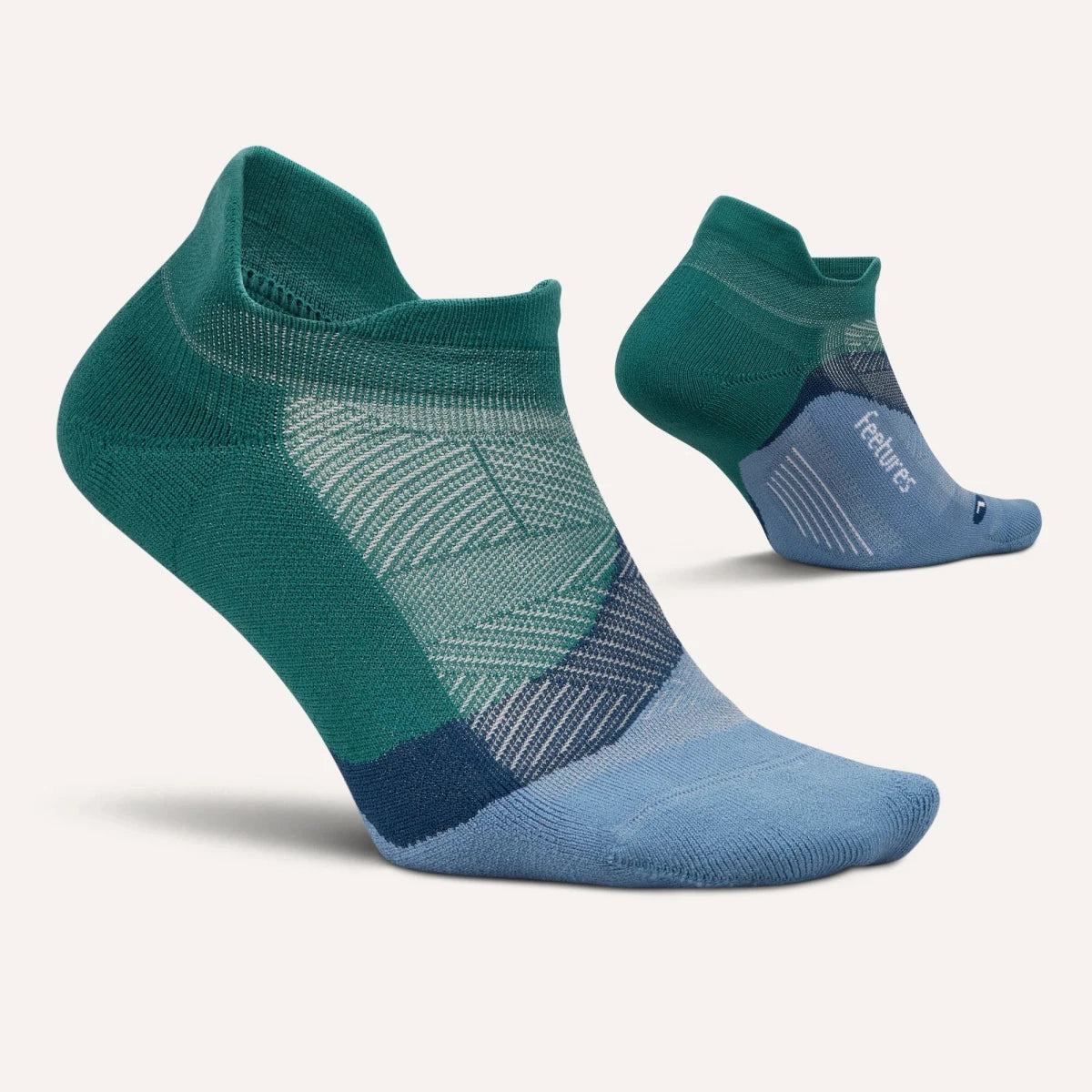 Feetures Elite Light Cushion No Show Tab Socks - Woodland Forest