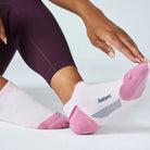 Feetures Elite Max Cushion No Show Tab Socks - Pink Salt