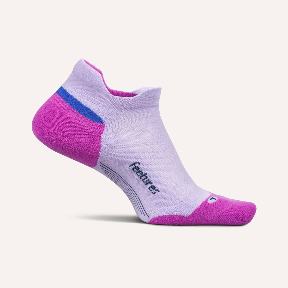 Feetures Elite Max Cushion No Show Tab Socks - Wild Bloom