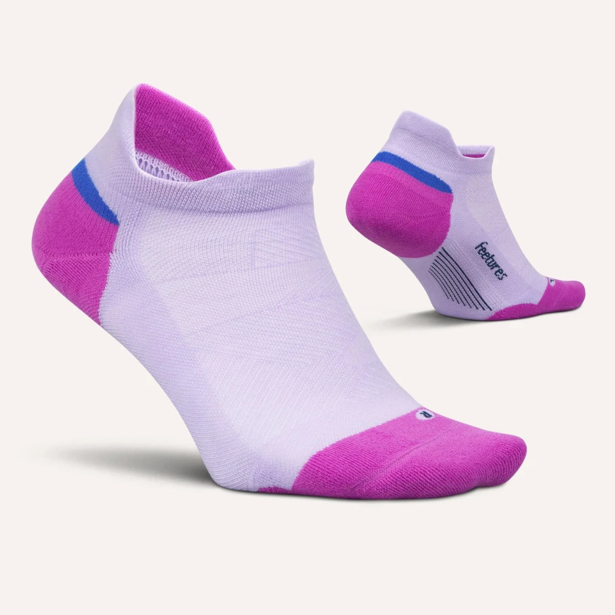 Feetures Elite Max Cushion No Show Tab Socks - Wild Bloom
