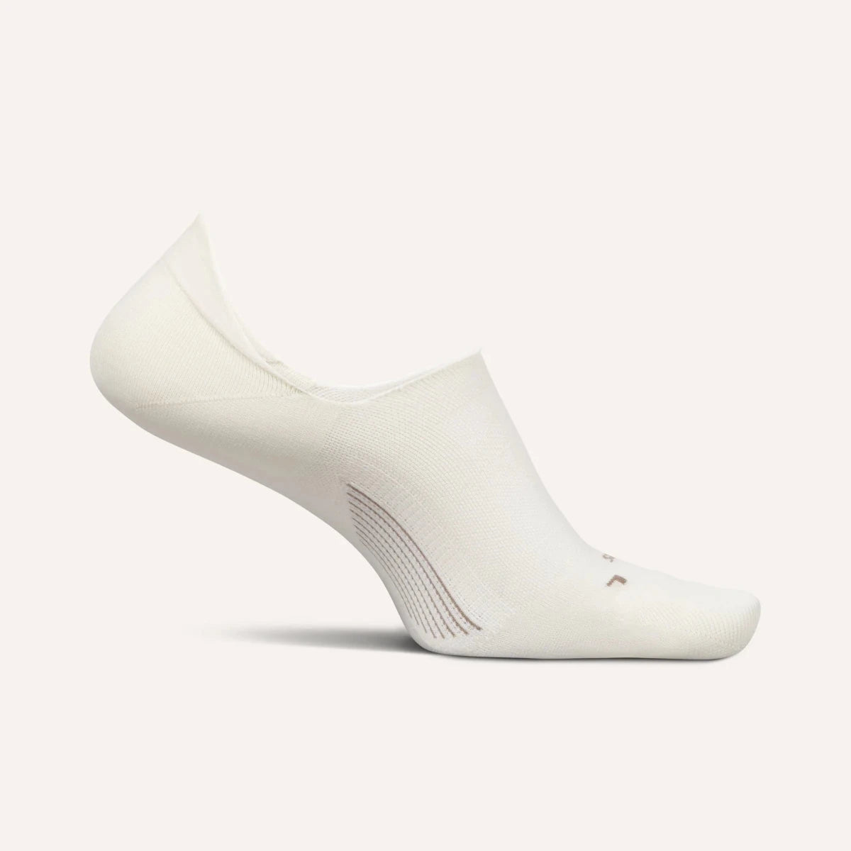 Feetures Elite Ultra Light Invisible Socks - Bone