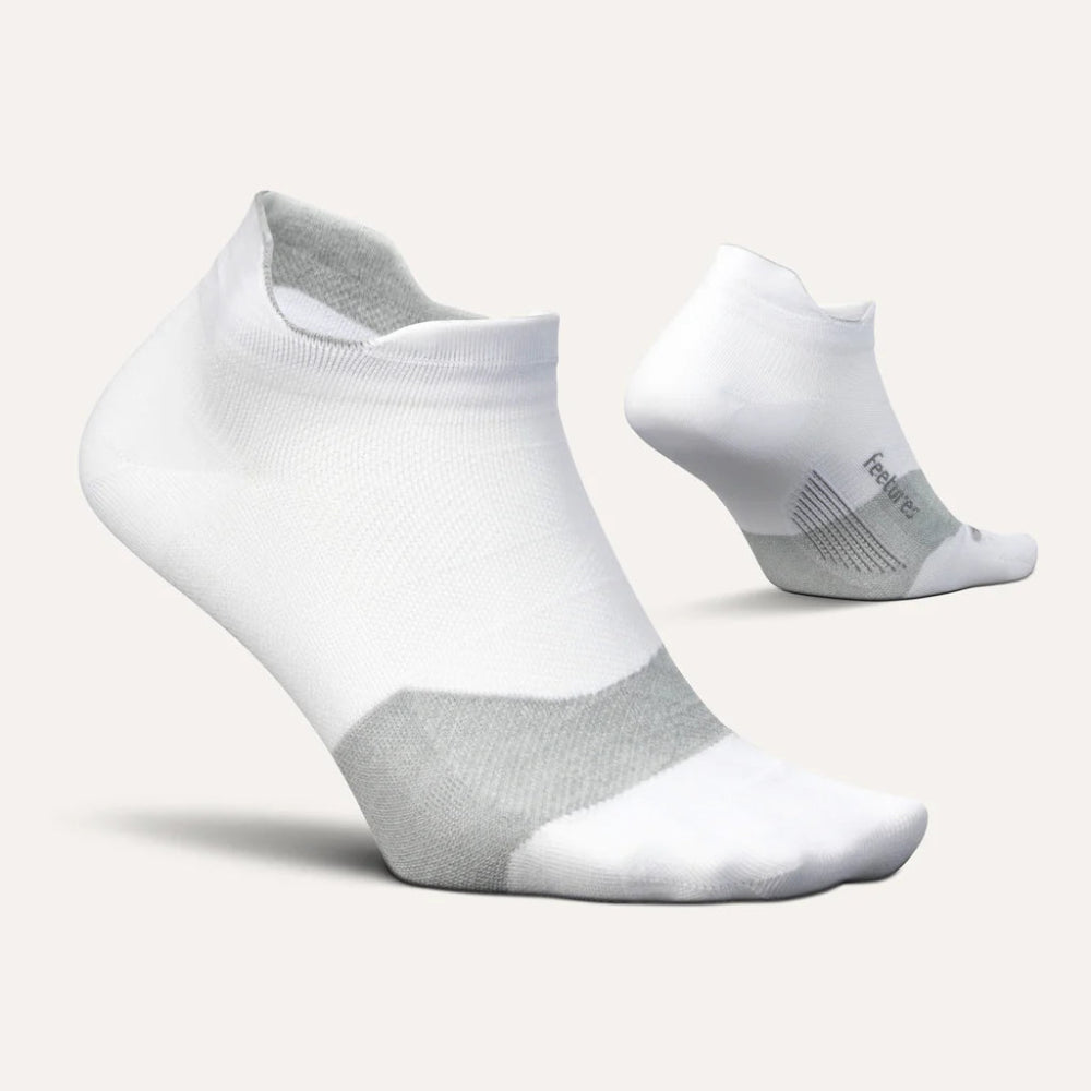 Feetures Elite Ultra Light No Show Tab - White