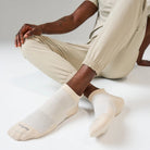 Feetures High Performance Max Cushion No Show Tab Socks - Chai Latte
