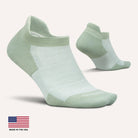 Feetures High Performance Max Cushion No Show Tab Socks - Lilypad