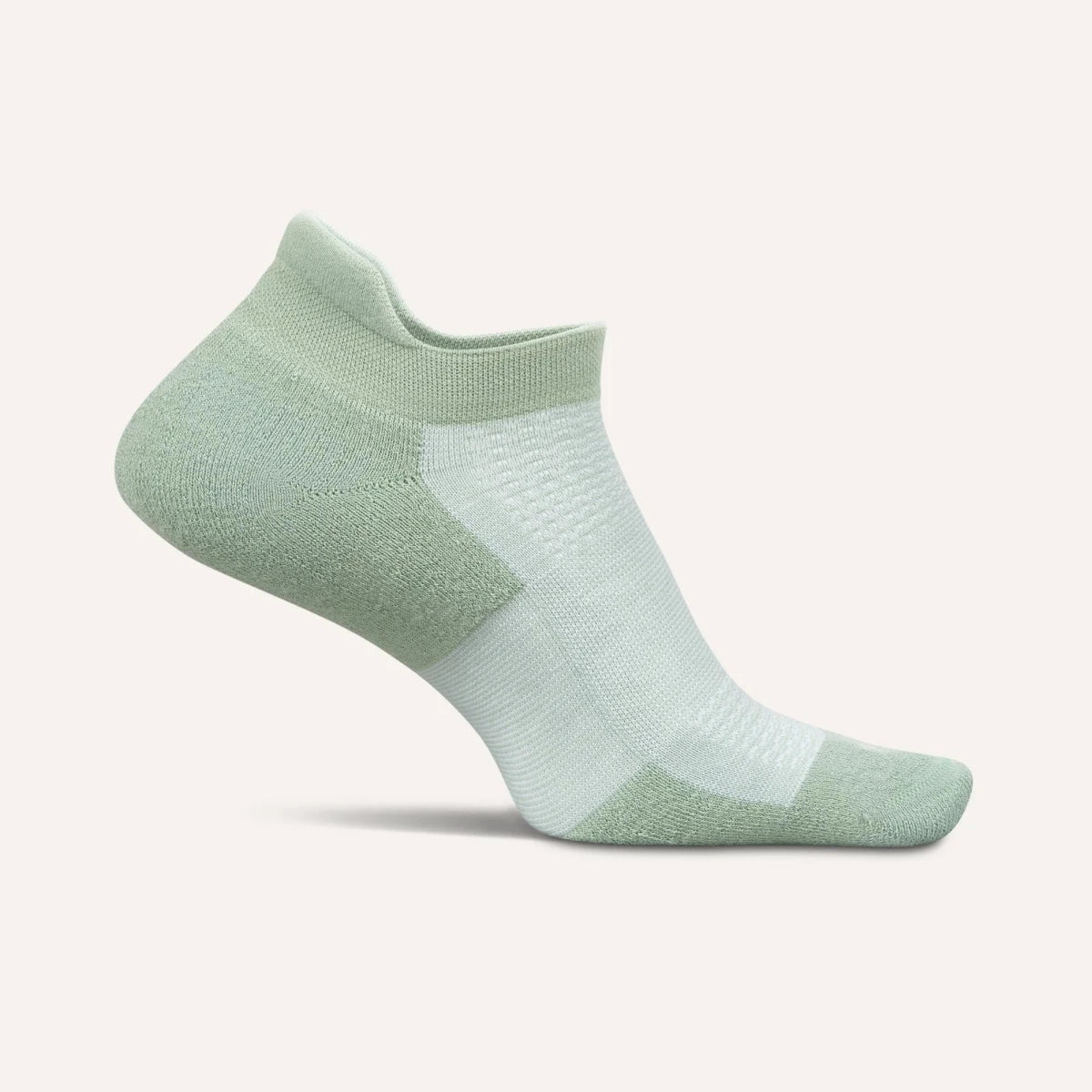 Feetures High Performance Max Cushion No Show Tab Socks - Lilypad