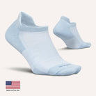 Feetures High Performance Max Cushion No Show Tab Socks - Sea Ice