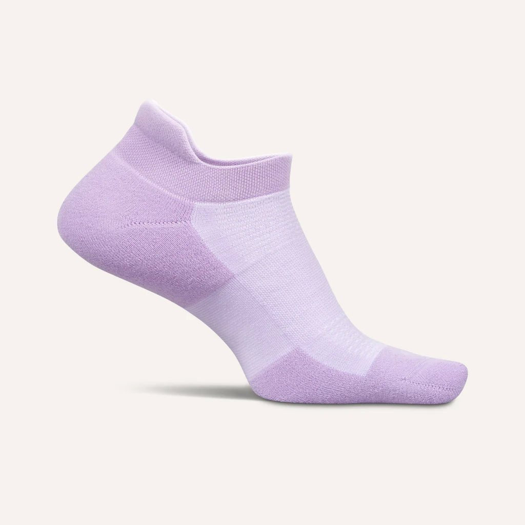 Feetures High Performance Max Cushion No Show Tab Socks - Wisteria