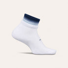 Feetures High Performance Max Cushion Stacked Quarter Socks - Sky
