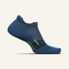 Feetures Merino 10 Cushion No Show Tab Socks - Atlantic Blue