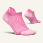 Feetures Plantar Fasciitis Relief Sock Light Cushion No Show Tab Socks - Wild Rose