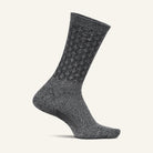 Feetures Women’s Everyday Max Cushion Crew - Plush Gray