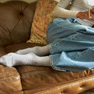 Feetures Women’s Everyday Max Cushion Crew - Plush Heather