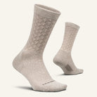Feetures Women’s Everyday Max Cushion Crew - Plush Taupe