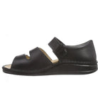 Finn Comfort Unisex Baltrum Sandal - Black Leather
