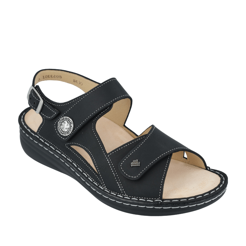 Finn Comfort Women's Barbuda - Black Sirio