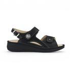 Finn Comfort Women's Barbuda Sandal - Black Brina