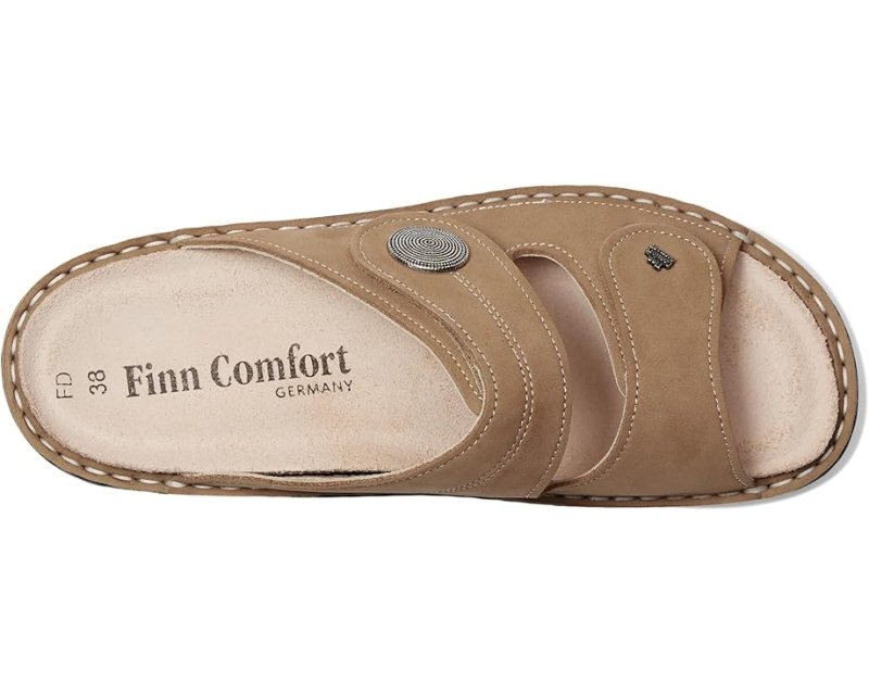 Finn Comfort Women's Sansibar-S Sandal - Tan Nubuck – Seliga Shoes