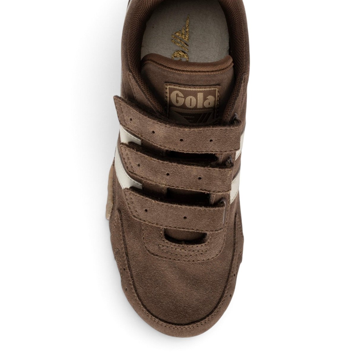 Gola Women's Connect Suede Strap Sneakers - Otter/Off White/Gum