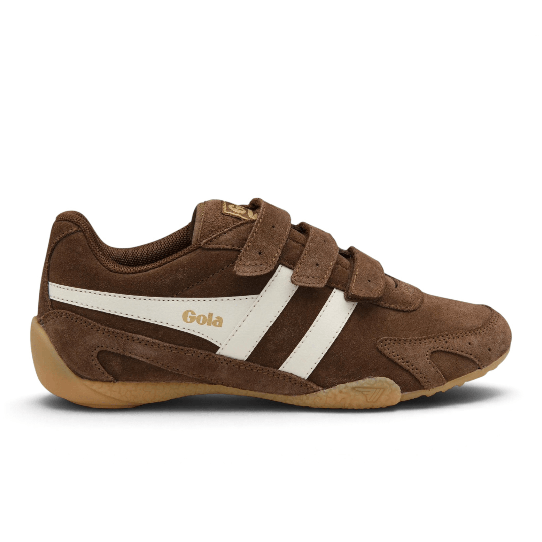 Gola Women's Connect Suede Strap Sneakers - Otter/Off White/Gum