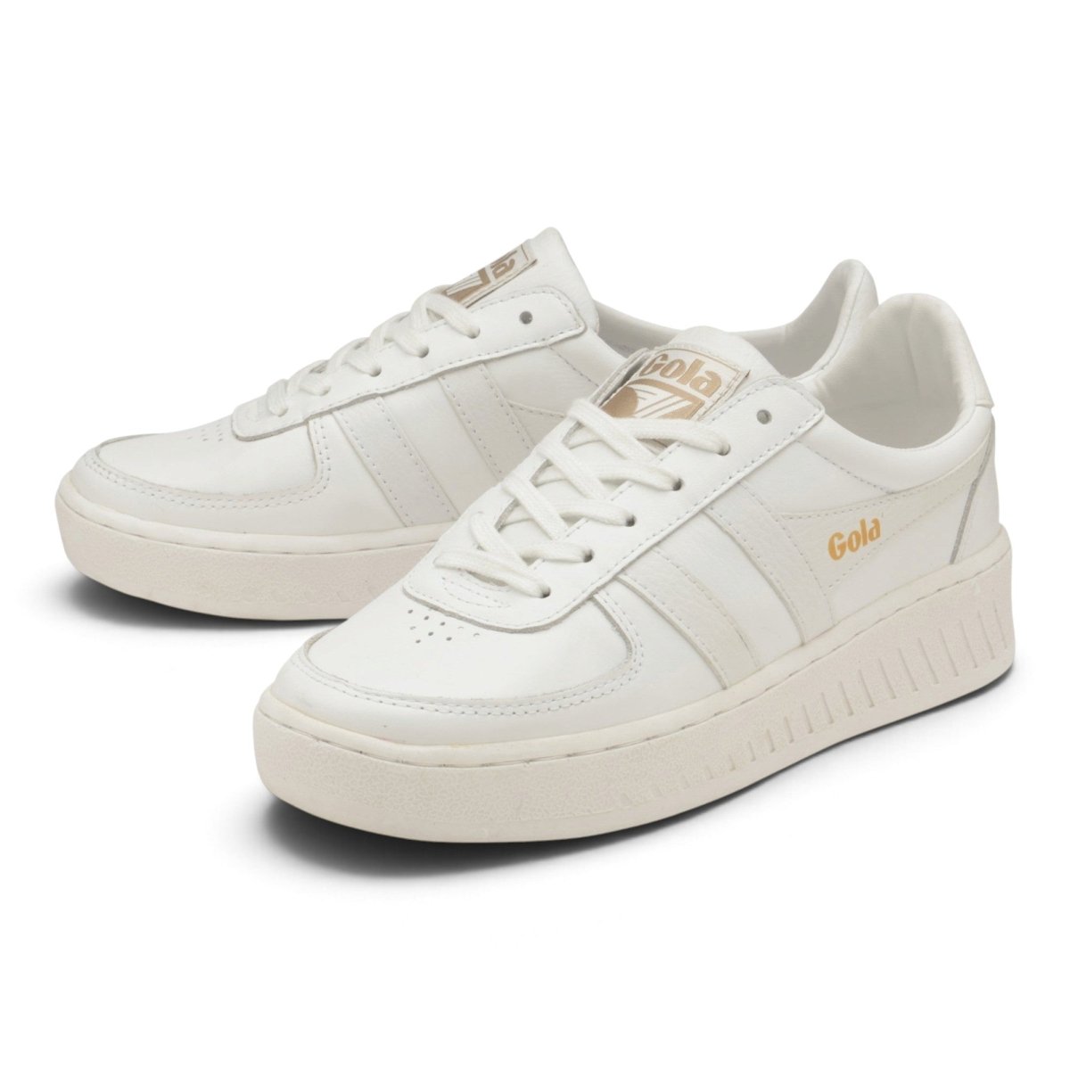 Gola Women's Grandslam Leather Sneakers - All White
