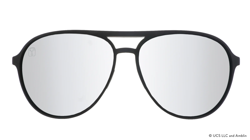 goodr Mach G Sunglasses: Back To The Future - Nobody Calls Me ‘Chicken’