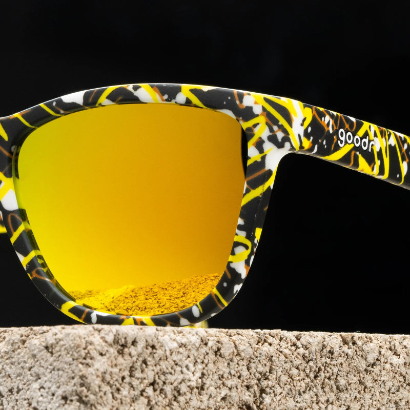 goodr OG Sunglasses: Overpass Art Gallery - Spray It, Don't Say It