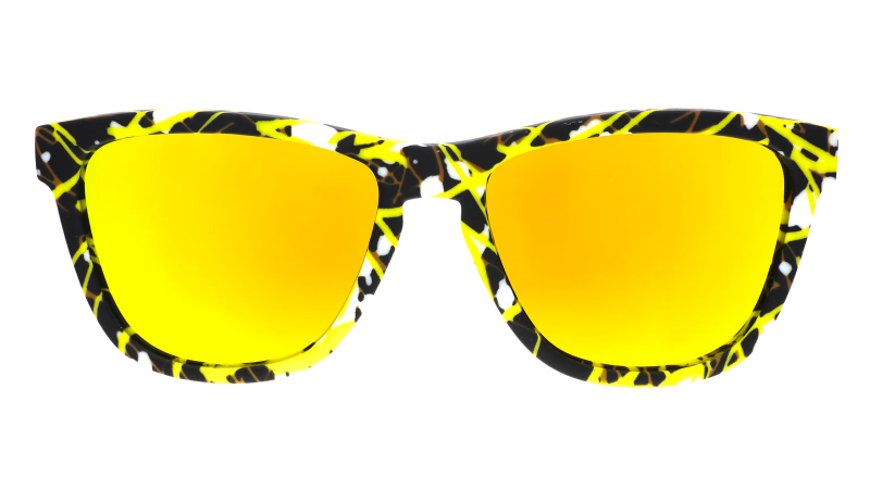 goodr OG Sunglasses: Overpass Art Gallery - Spray It, Don't Say It