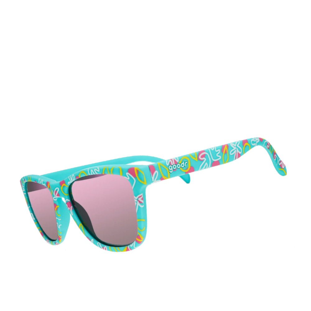 goodr OG Sunglasses Tropical Maximalism - Bar Napkin Numerology