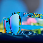 goodr OG Sunglasses Tropical Maximalism - Boozy Blue Mystery Drink