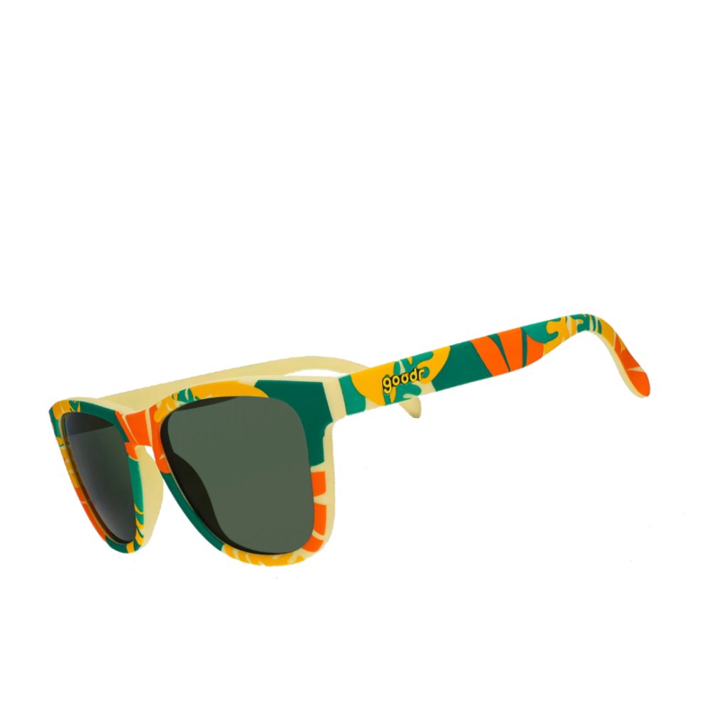 goodr OG Sunglasses Tropical Maximalism - Melon Sour Flowers